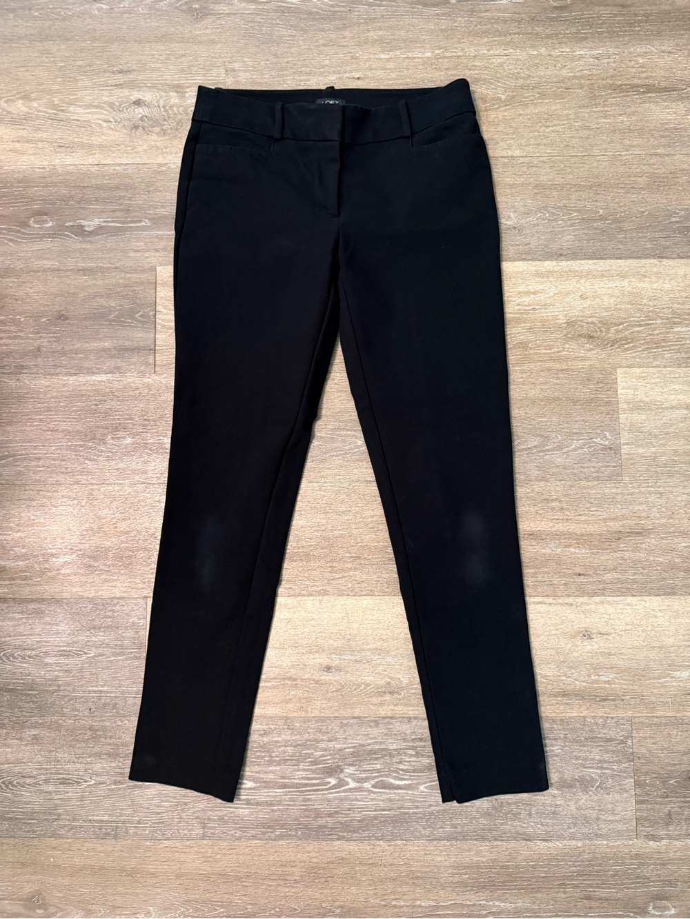 LOFT Black Skinny Tailored Pants